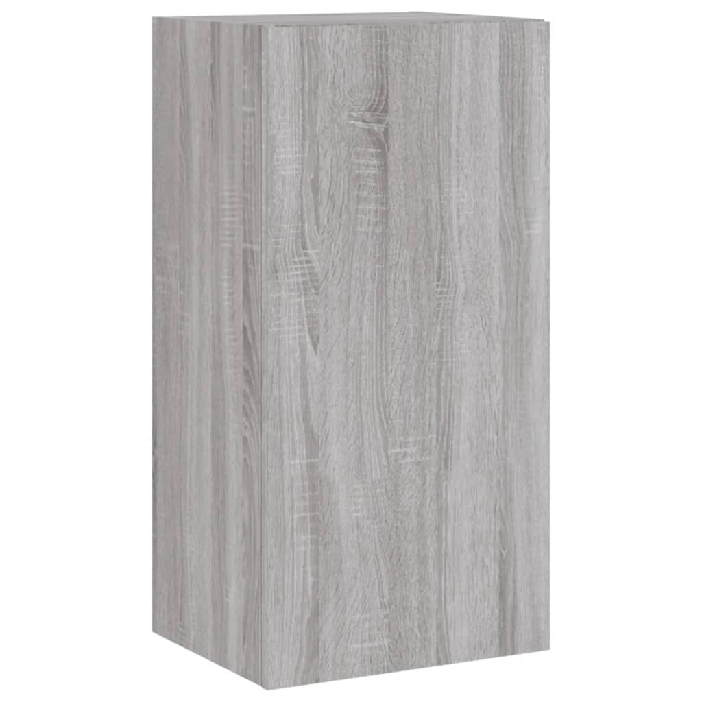 Mobili Tv A Muro Con Led 4Pz In Legno Multistrato