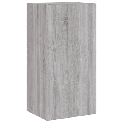 Mobili Tv A Muro Con Led 4Pz In Legno Multistrato