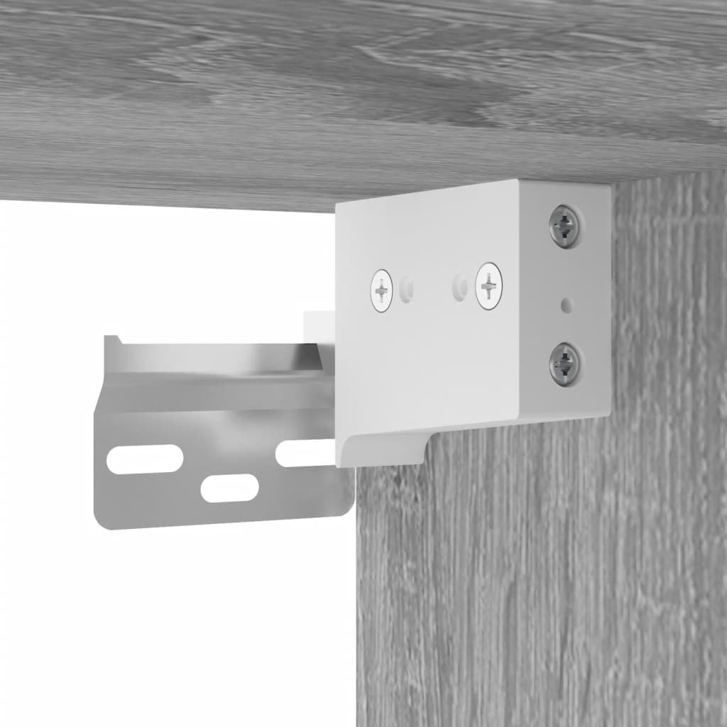 Mobili Tv A Muro Con Led 4Pz In Legno Multistrato
