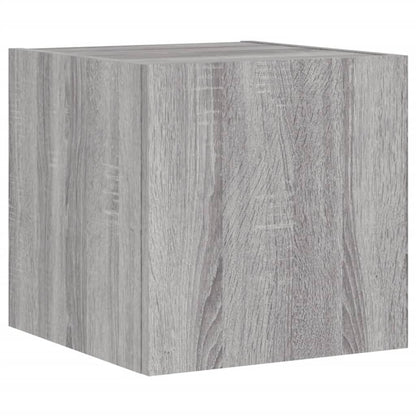 Mobili Tv A Muro Con Led 6Pz Legno Multistrato