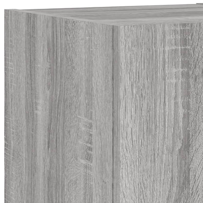 Mobili Tv A Muro Con Led 6Pz Legno Multistrato