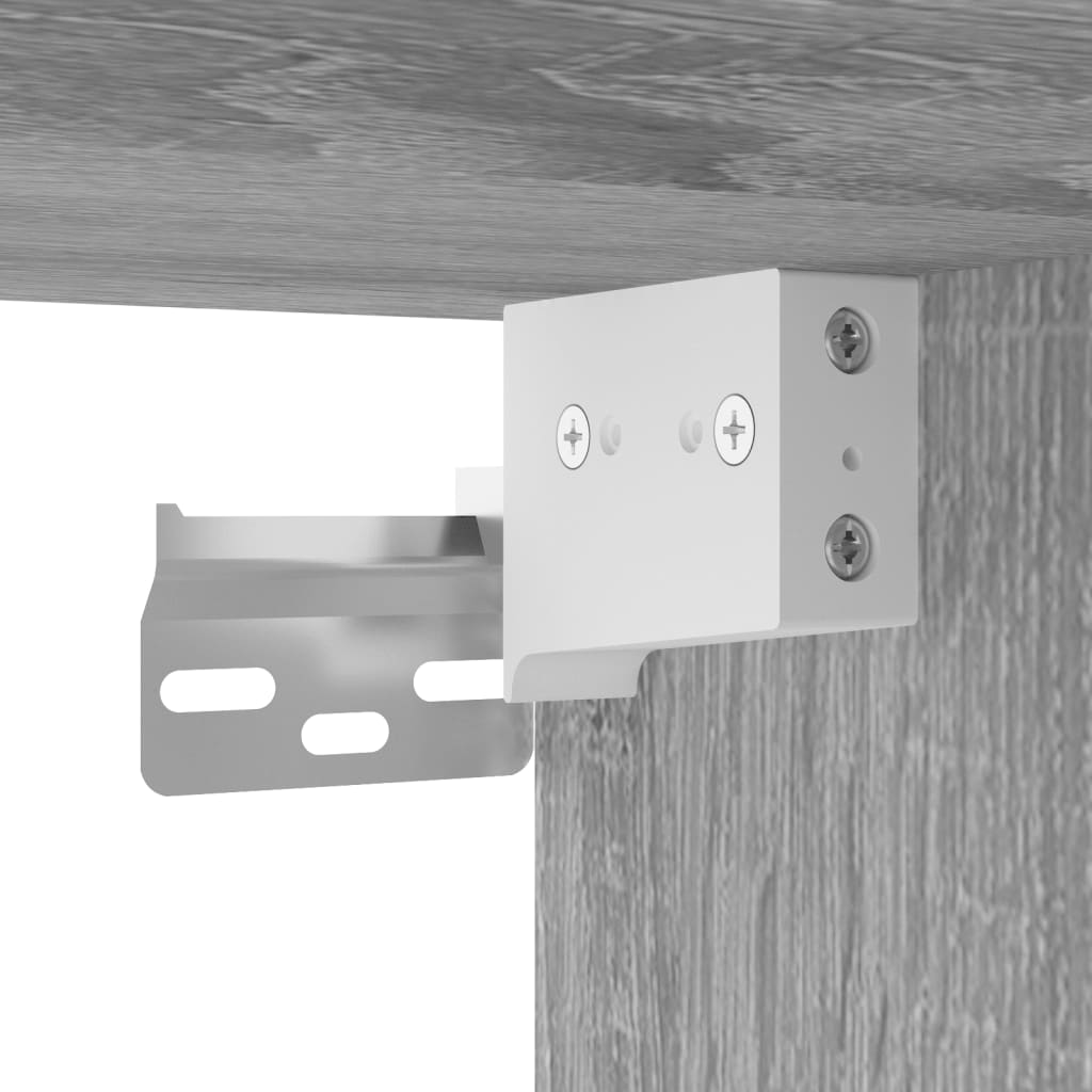 Mobili Tv A Muro Con Led 6Pz Legno Multistrato