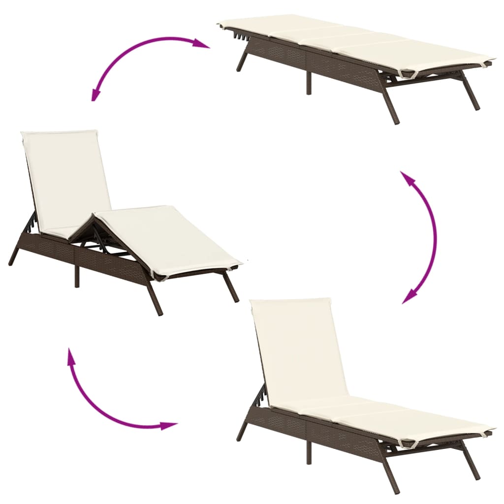 Lettini Prendisole 2 Pz Con Tavolino In Polyrattan