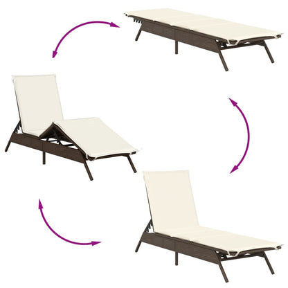 Lettini Prendisole 2 Pz Con Tavolino In Polyrattan