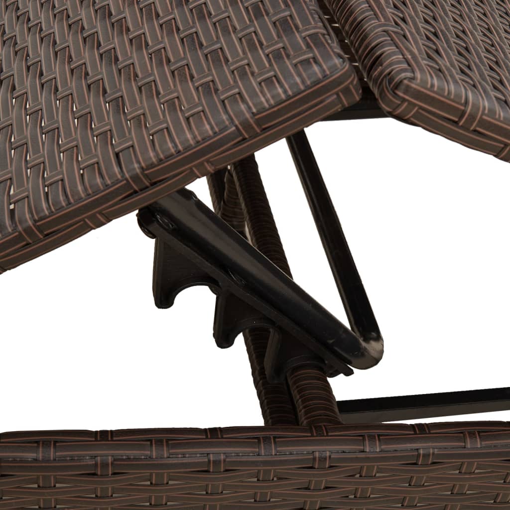 Lettini Prendisole 2 Pz Con Tavolino In Polyrattan