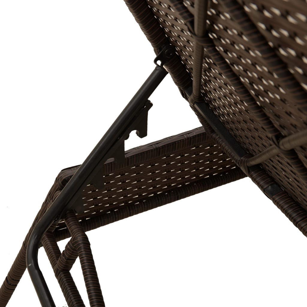 Lettini Prendisole 2 Pz Con Tavolino In Polyrattan