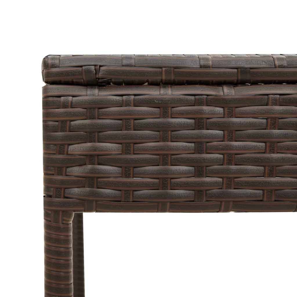 Lettini Prendisole 2 Pz Con Tavolino In Polyrattan