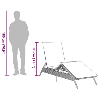 Lettini Prendisole 2 Pz Con Tavolino In Polyrattan