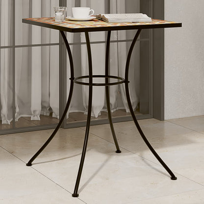 Tavolino Bistrot Con Mosaico Ceramica