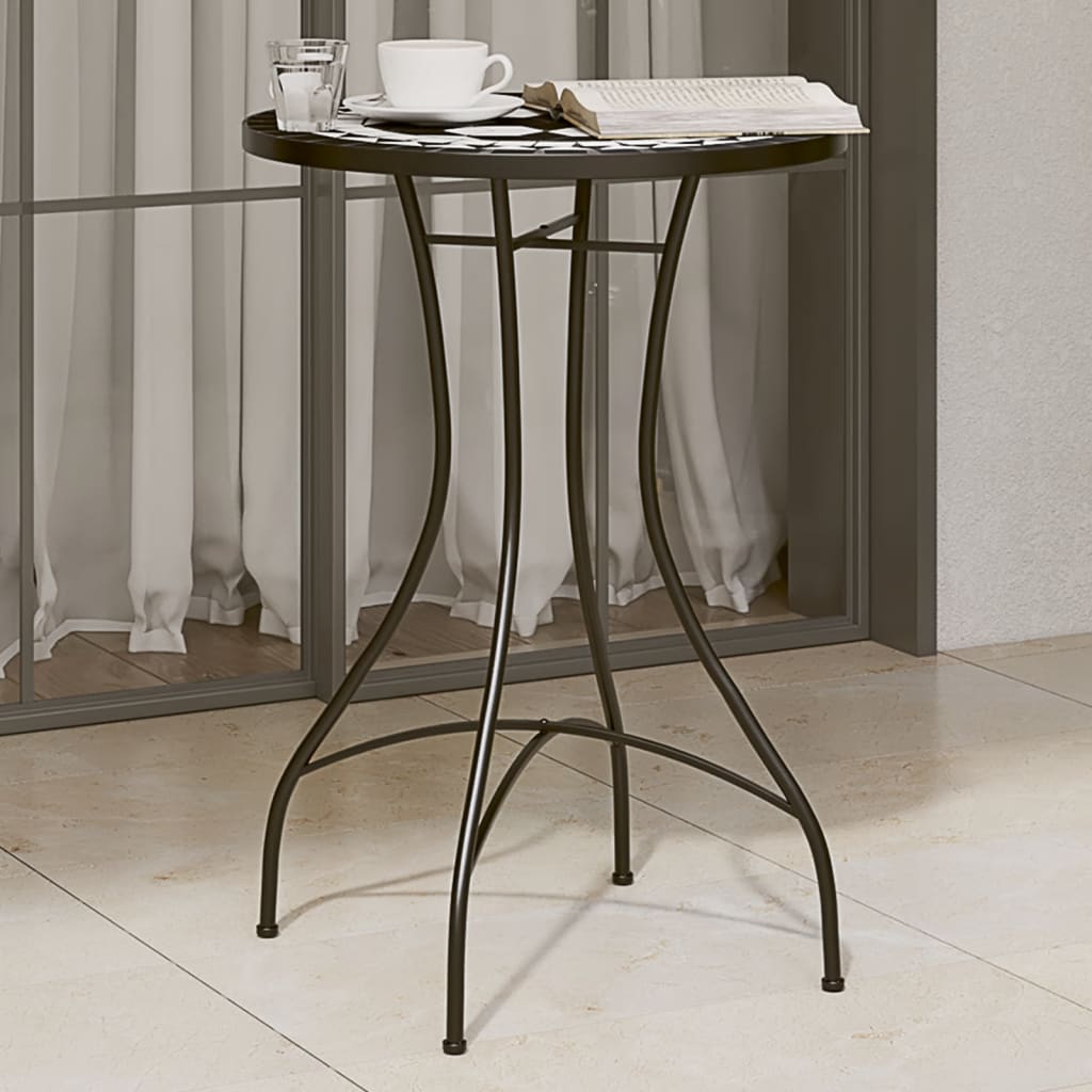 Tavolino Bistrot Con Mosaico Ceramica