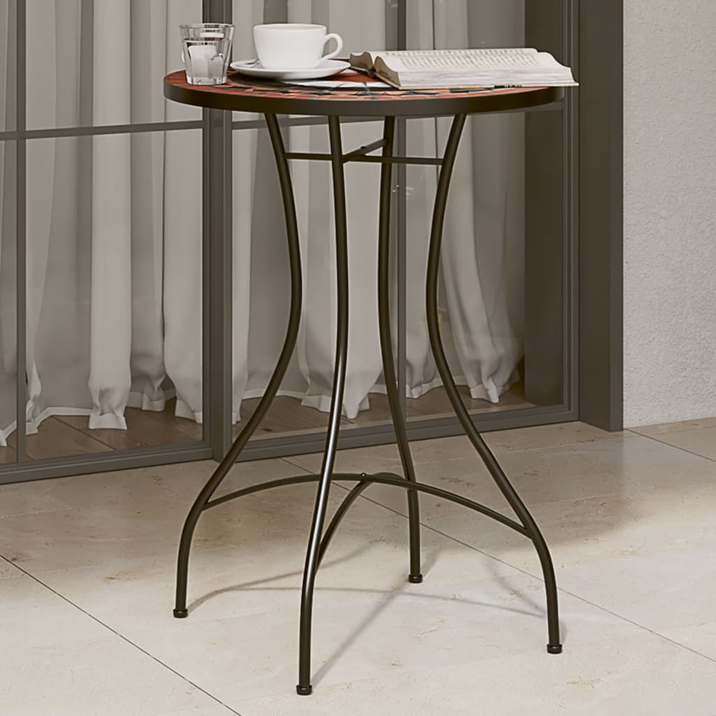 Tavolino Bistrot Con Mosaico Ceramica