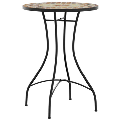 Tavolino Bistrot Con Mosaico Ceramica