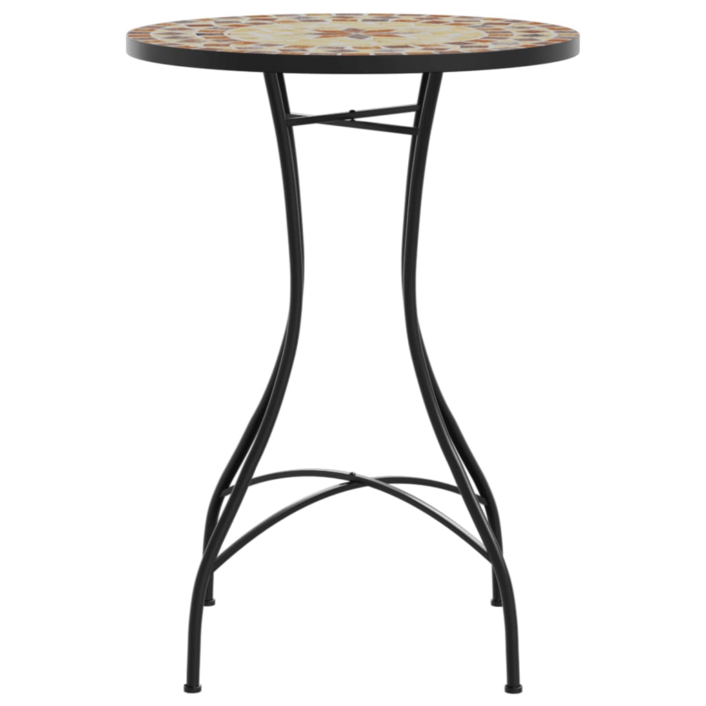 Tavolino Bistrot Con Mosaico Ceramica