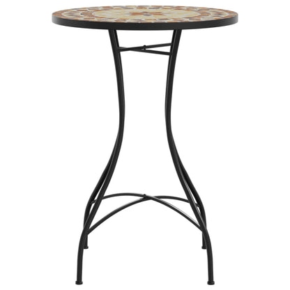 Tavolino Bistrot Con Mosaico Ceramica