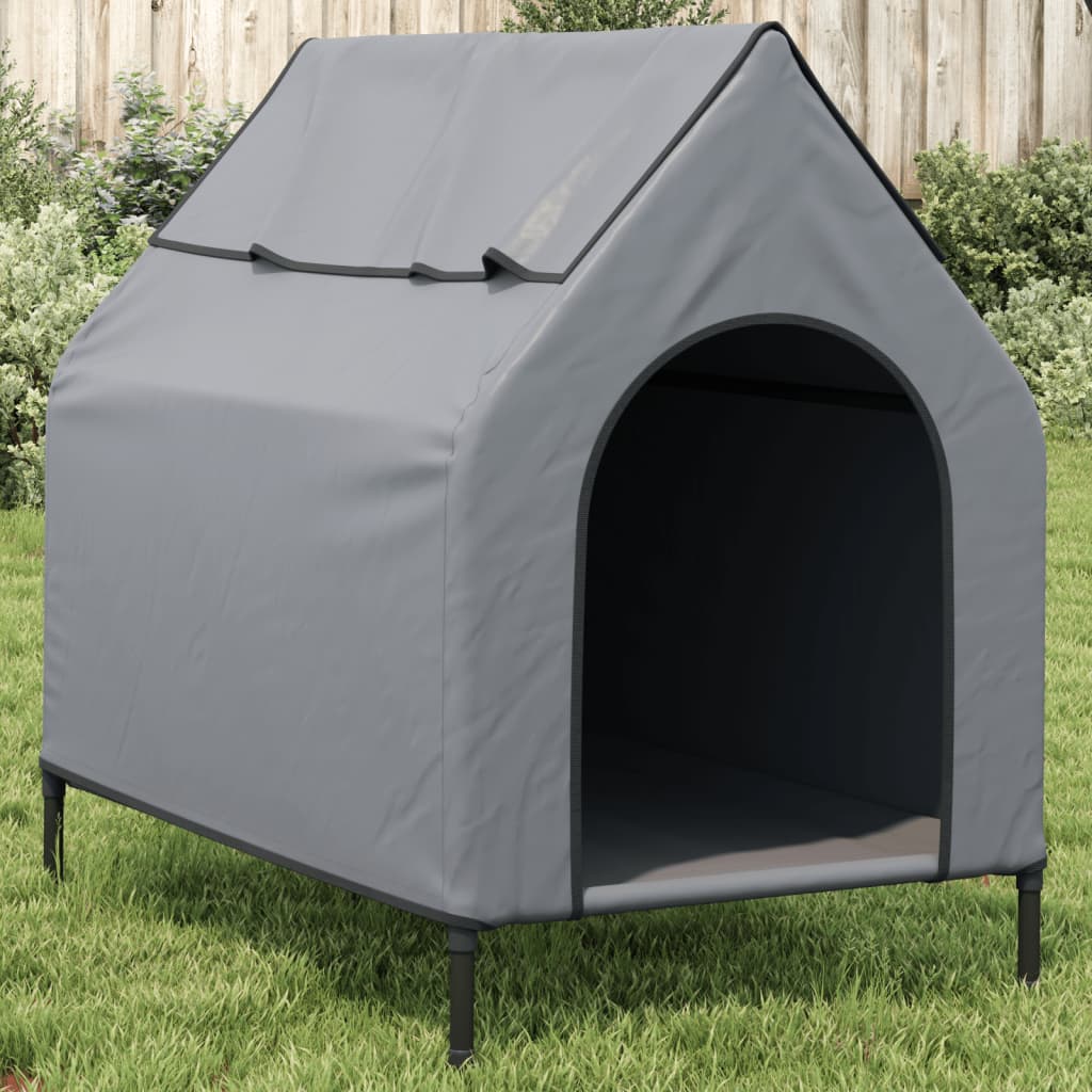 Cuccia Per Cani Grigio Chiaro In Tessuto Oxford E Acciaio