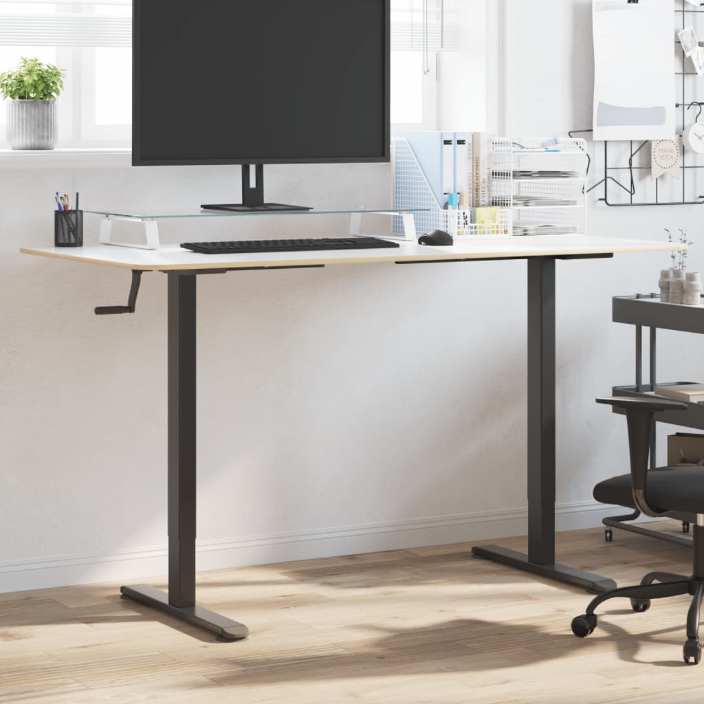 Telaio Scrivania In Piedi (94-135)X60X(70-114)Cm Acciaio