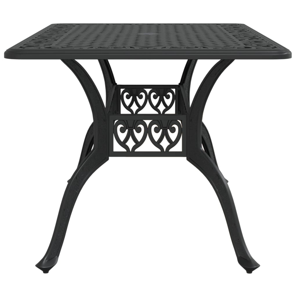 Tavolo Da Giardino 150X90X72 Cm In Alluminio Pressofuso