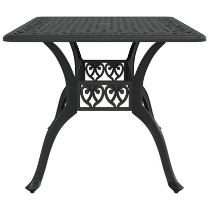 Tavolo Da Giardino 150X90X72 Cm In Alluminio Pressofuso