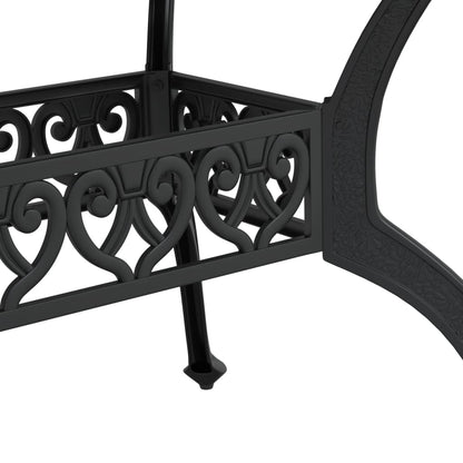 Tavolo Da Giardino 150X90X72 Cm In Alluminio Pressofuso