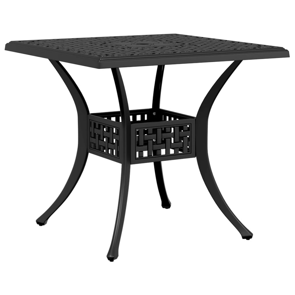 Tavolo Da Giardino 80X80X75 Cm In Alluminio Pressofuso