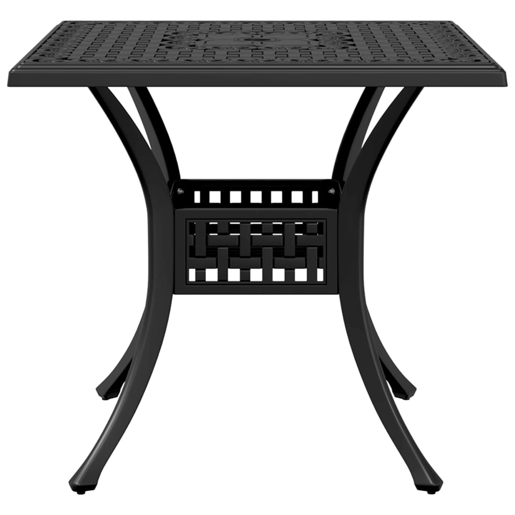 Tavolo Da Giardino 80X80X75 Cm In Alluminio Pressofuso