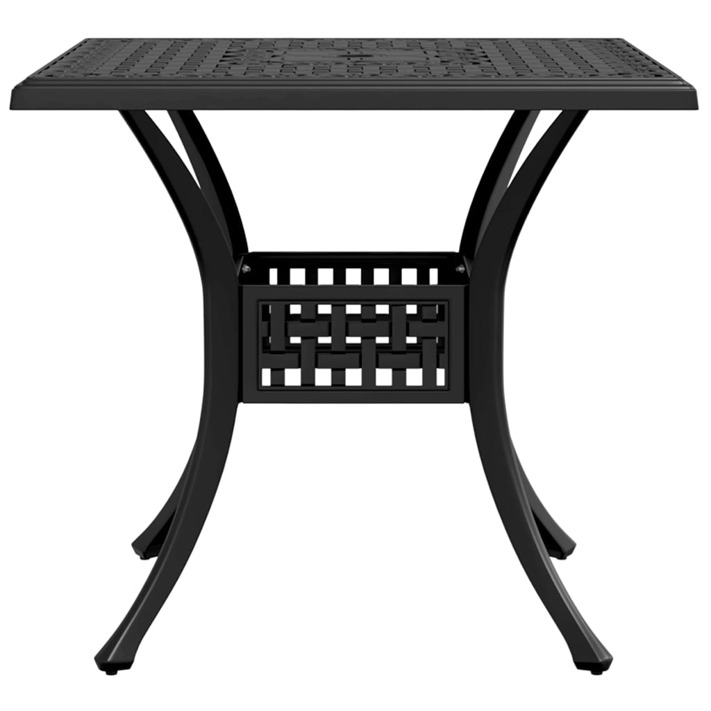 Tavolo Da Giardino 80X80X75 Cm In Alluminio Pressofuso