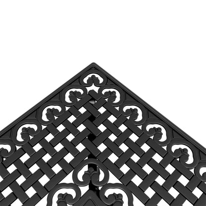 Tavolo Da Giardino 80X80X75 Cm In Alluminio Pressofuso