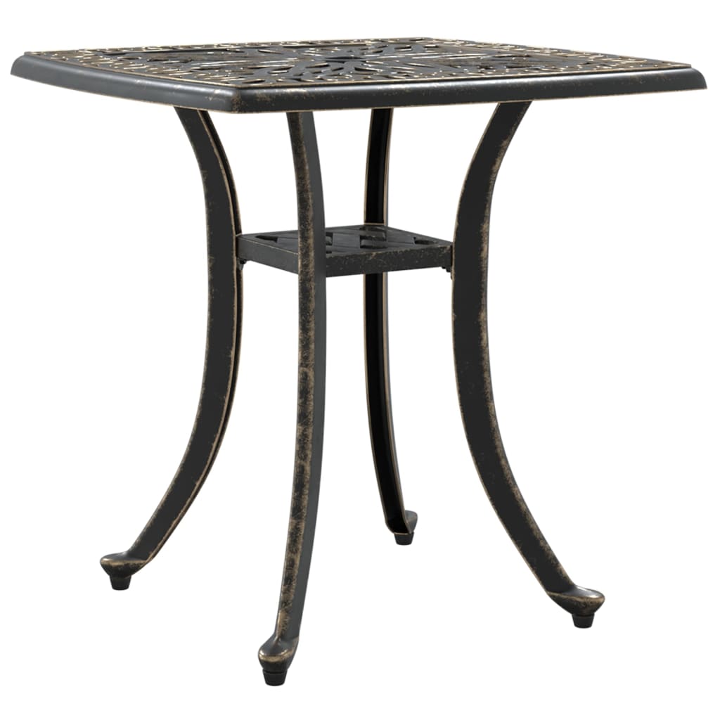 Tavolo Da Giardino 53X53X53 Cm In Alluminio Pressofuso