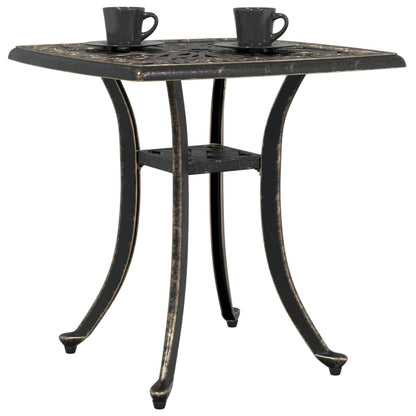 Tavolo Da Giardino 53X53X53 Cm In Alluminio Pressofuso