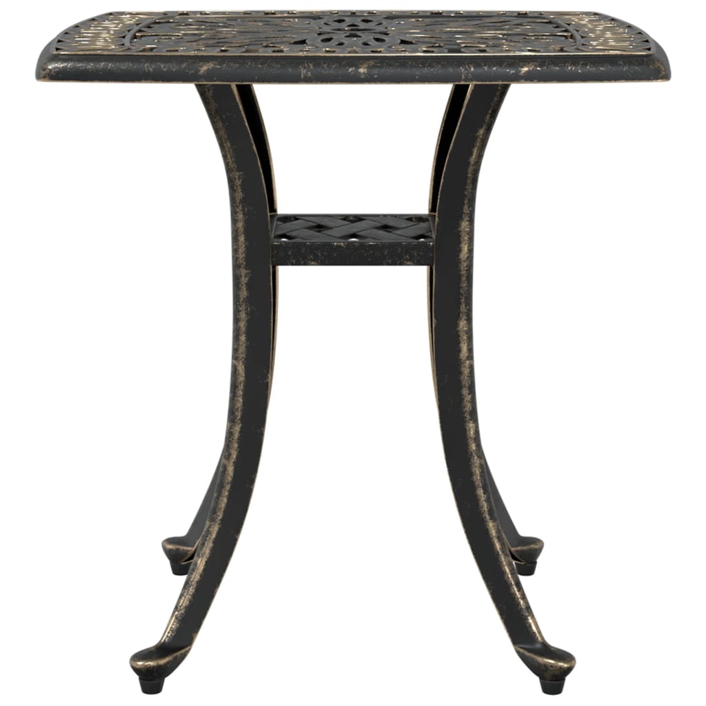 Tavolo Da Giardino 53X53X53 Cm In Alluminio Pressofuso
