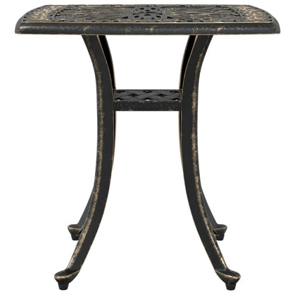 Tavolo Da Giardino 53X53X53 Cm In Alluminio Pressofuso