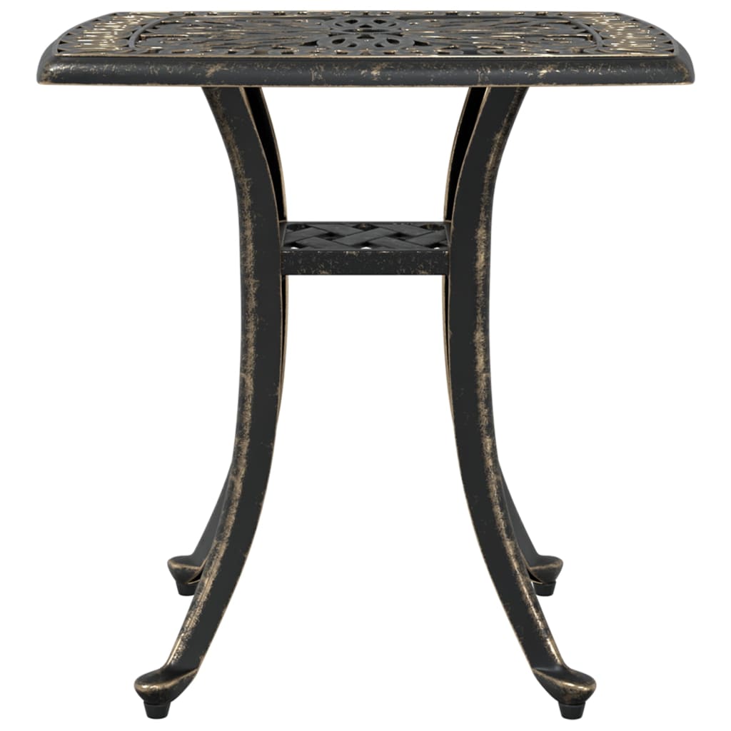 Tavolo Da Giardino 53X53X53 Cm In Alluminio Pressofuso