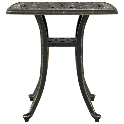 Tavolo Da Giardino 53X53X53 Cm In Alluminio Pressofuso