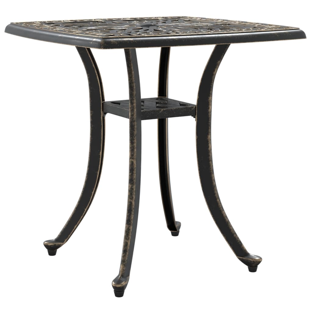 Tavolo Da Giardino 53X53X53 Cm In Alluminio Pressofuso