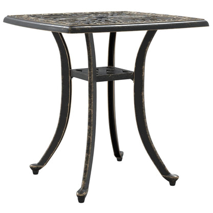 Tavolo Da Giardino 53X53X53 Cm In Alluminio Pressofuso