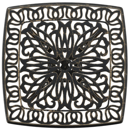 Tavolo Da Giardino 53X53X53 Cm In Alluminio Pressofuso