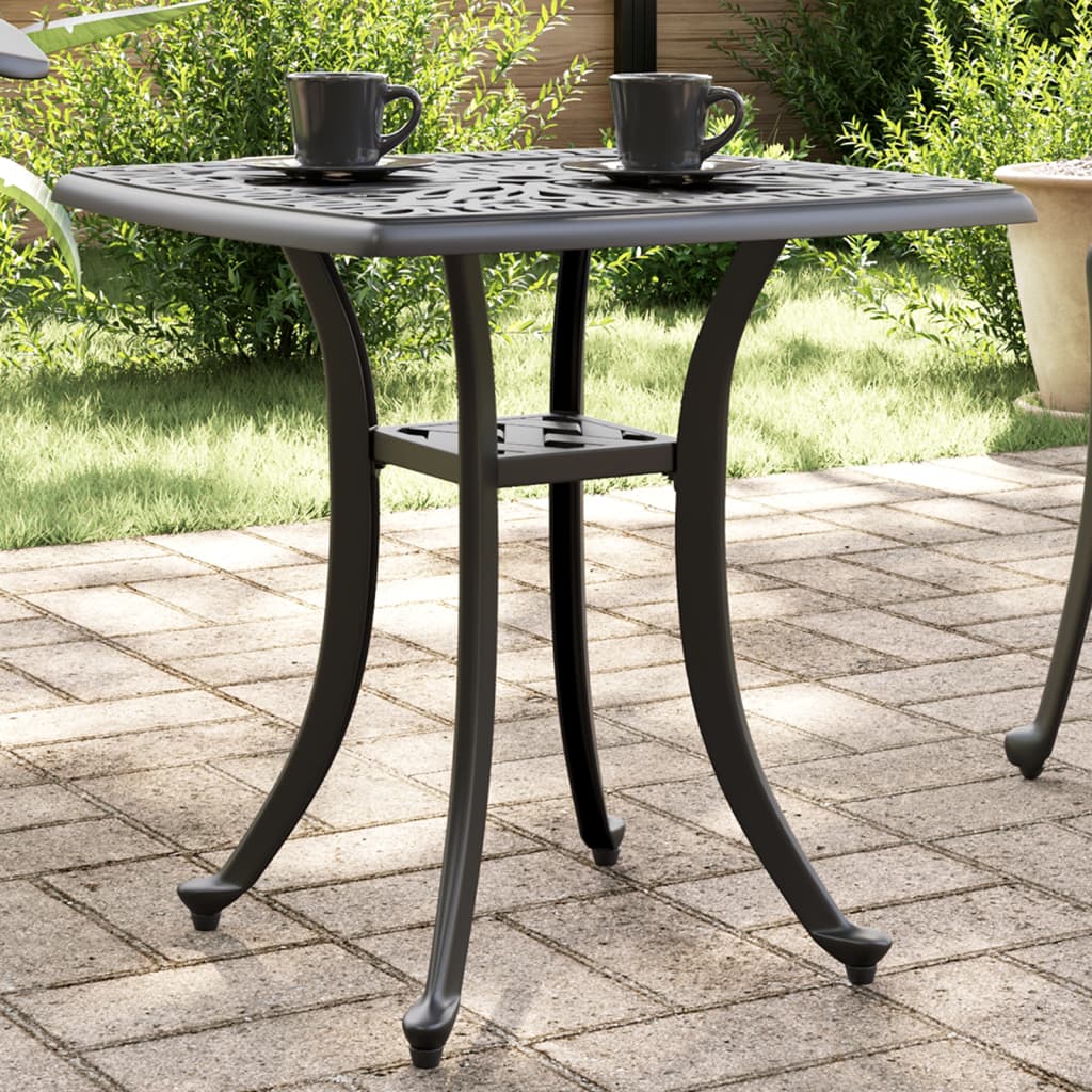 Tavolo Da Giardino 53X53X53 Cm In Alluminio Pressofuso
