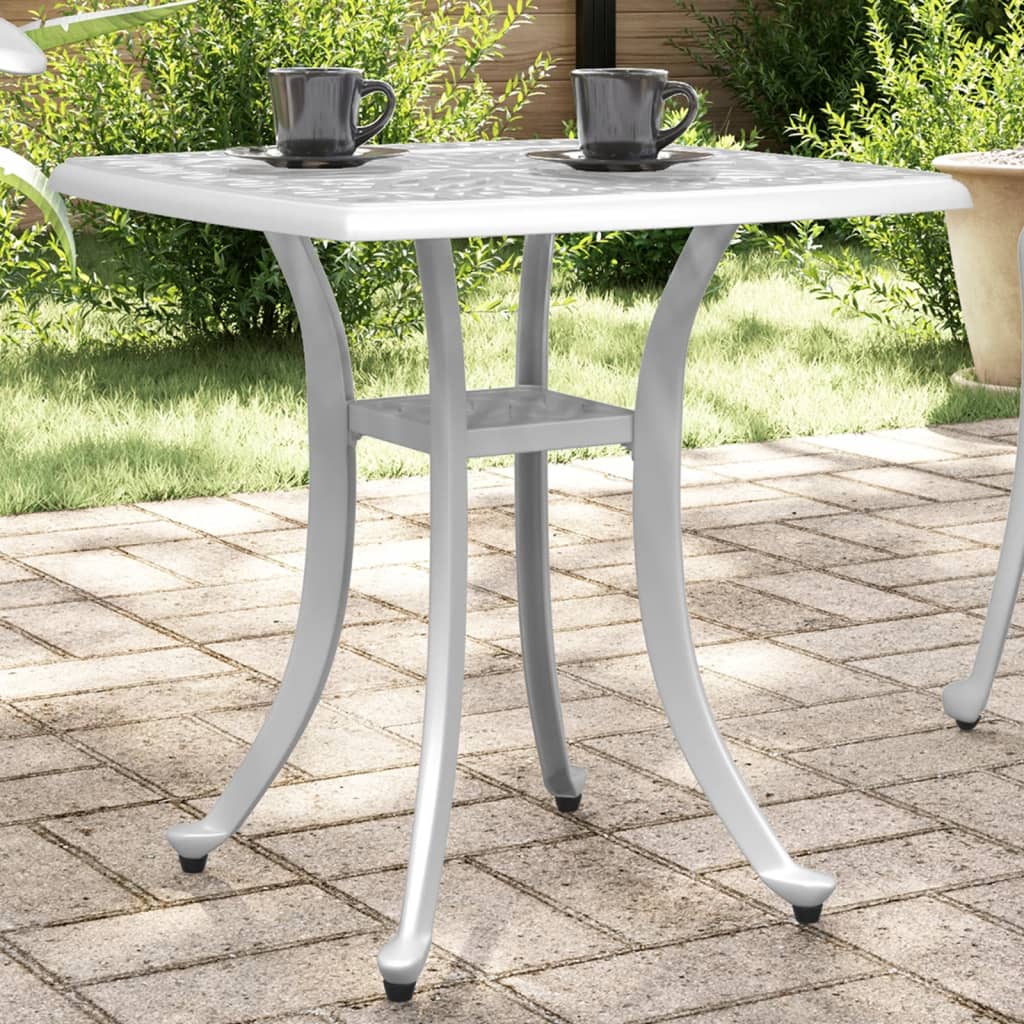 Tavolo Da Giardino 53X53X53 Cm In Alluminio Pressofuso