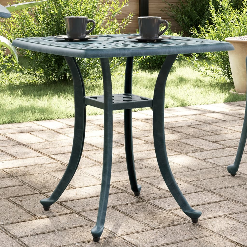 Tavolo Da Giardino 53X53X53 Cm In Alluminio Pressofuso