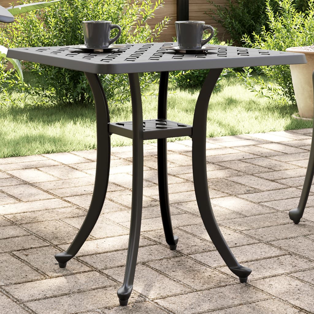 Tavolo Da Giardino 53X53X53 Cm In Alluminio Pressofuso