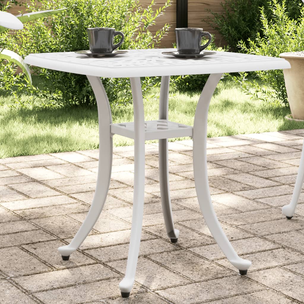 Tavolo Da Giardino 53X53X53 Cm In Alluminio Pressofuso