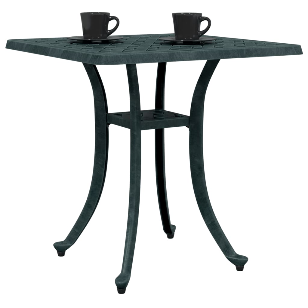 Tavolo Da Giardino 53X53X53 Cm In Alluminio Pressofuso