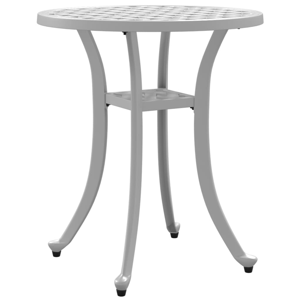 Tavolo Da Giardino Ø48X53 Cm In Alluminio Pressofuso