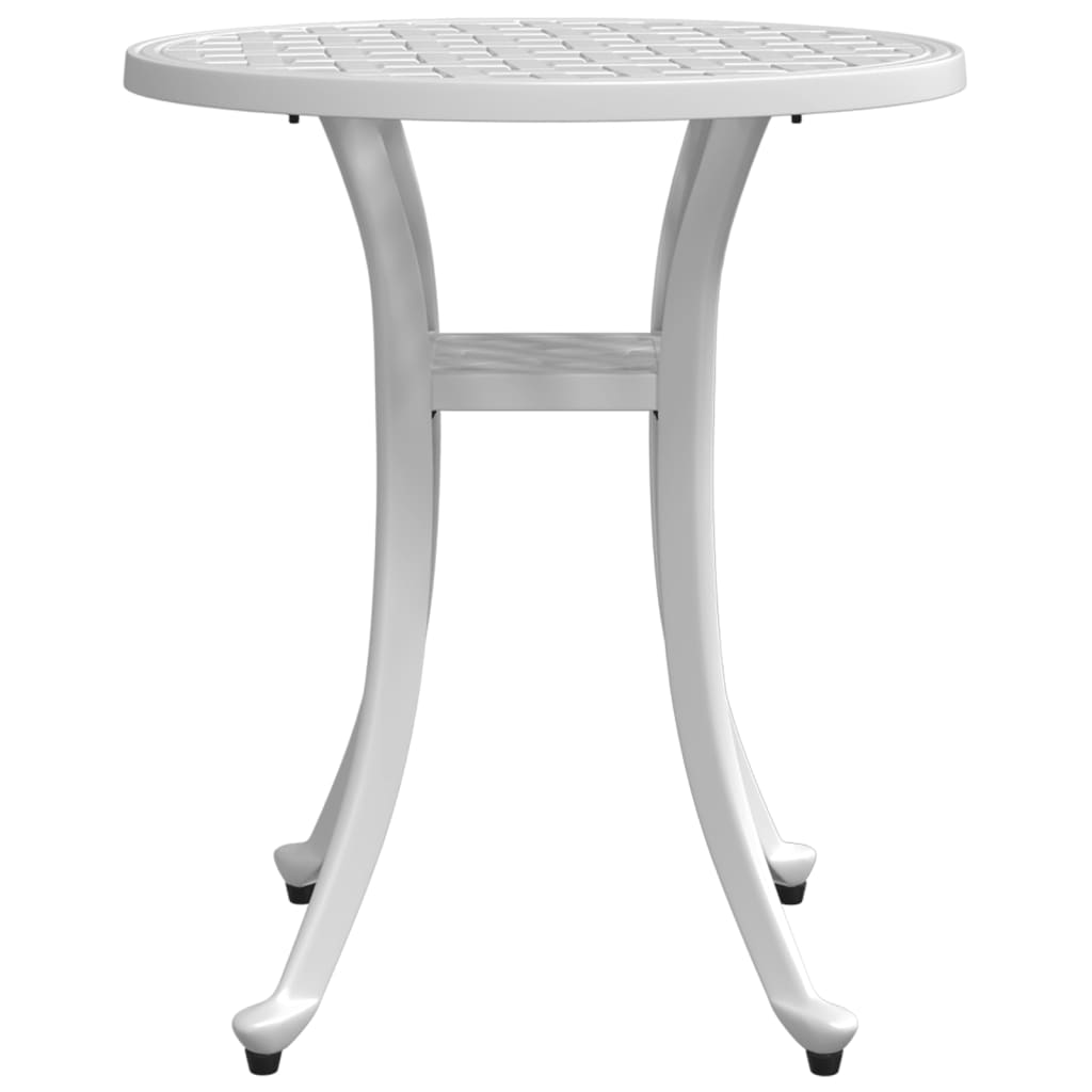 Tavolo Da Giardino Ø48X53 Cm In Alluminio Pressofuso