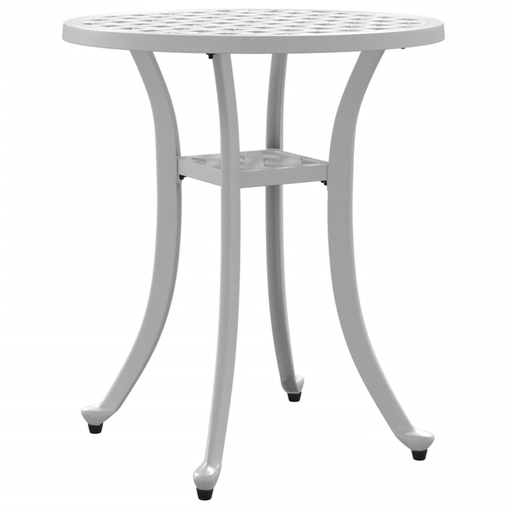 Tavolo Da Giardino Ø48X53 Cm In Alluminio Pressofuso