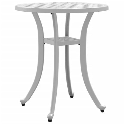 Tavolo Da Giardino Ø48X53 Cm In Alluminio Pressofuso