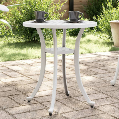 Tavolo Da Giardino Ø48X53 Cm In Alluminio Pressofuso