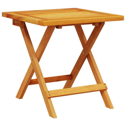 Tavolino Da Giardino 40X40X40 Cm In Legno Massello Di Acacia