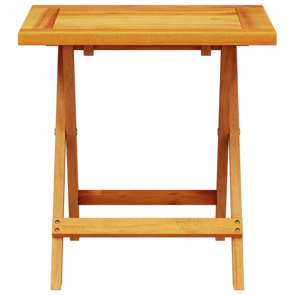 Tavolino Da Giardino 40X40X40 Cm In Legno Massello Di Acacia