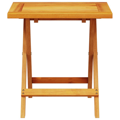 Tavolino Da Giardino 40X40X40 Cm In Legno Massello Di Acacia
